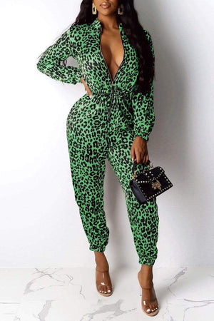 Sexy Leopard Print Jumpsuits