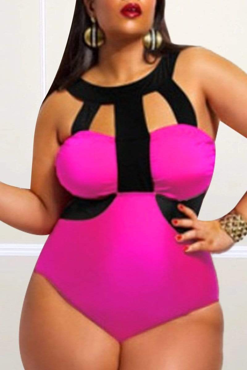 Fashion Sexy Print Plus Size Bikini