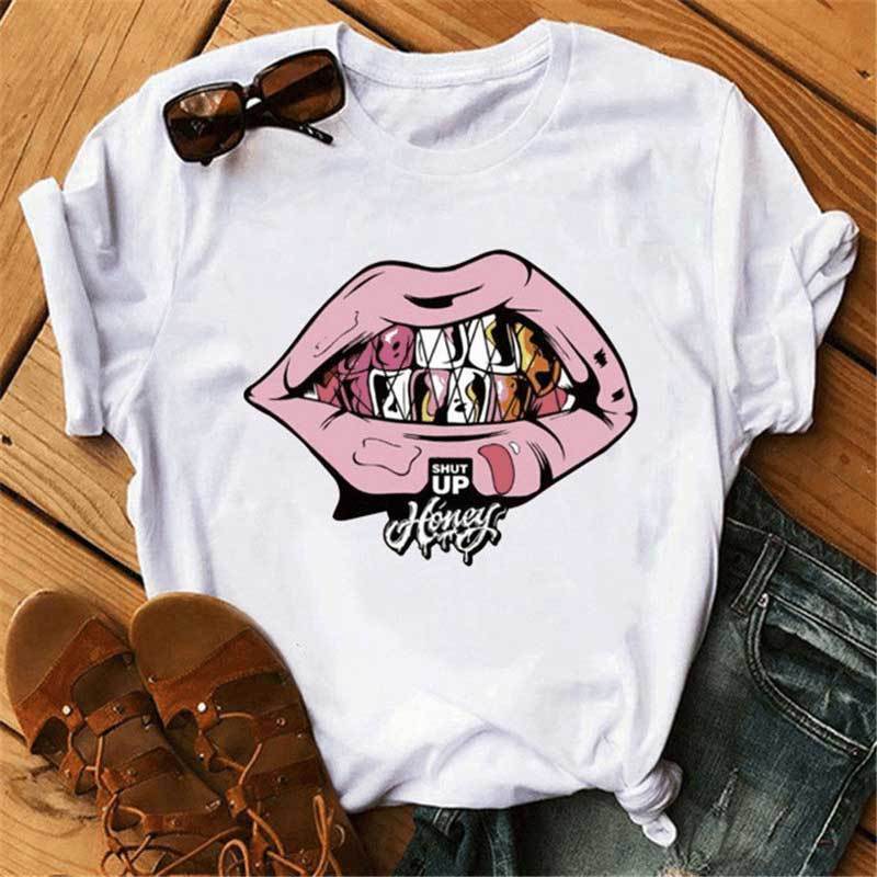 Casual Printed Short Sleeve T-shirt