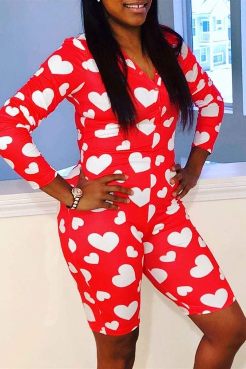 Sexy Fashion Printed Size Romper