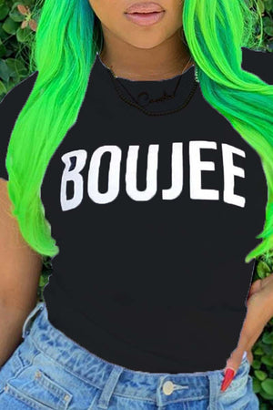 Fashion Casual Printed Short Sleeve T-shirt