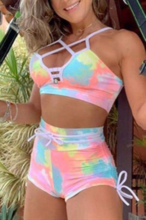 Sexy Printed Multicolor Swimsuit