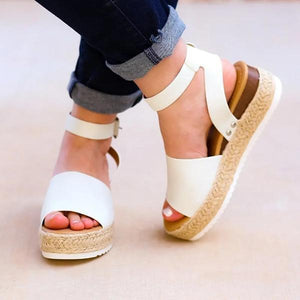 Espadrilles Ankle Strap Wedge Sandals