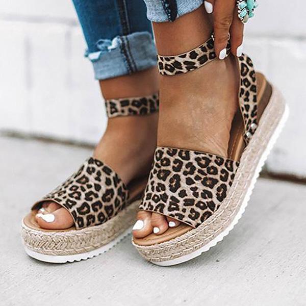 Espadrilles Ankle Strap Wedge Sandals