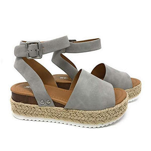 Espadrilles Ankle Strap Wedge Sandals