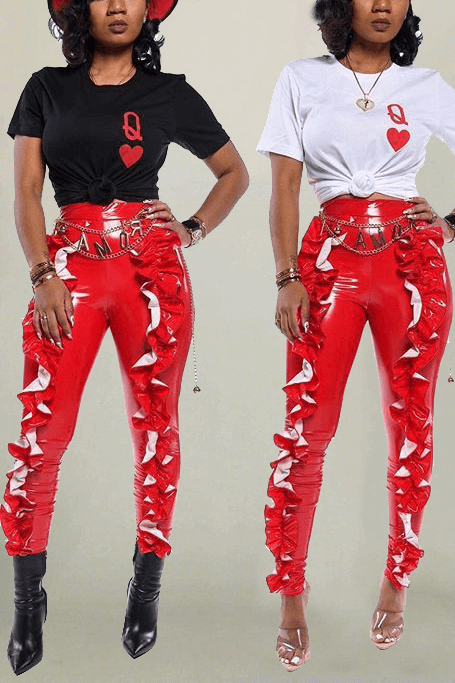 Fashion Sexy Wooden Ear Trousers