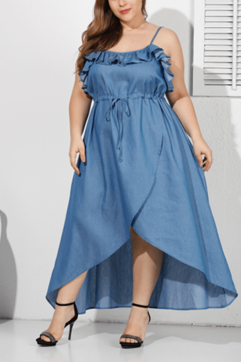 Casual Slim-fit Denim Dress