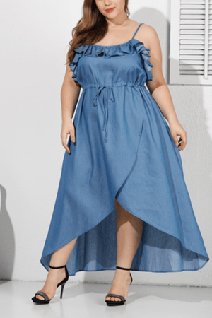 Casual Slim-fit Denim Dress