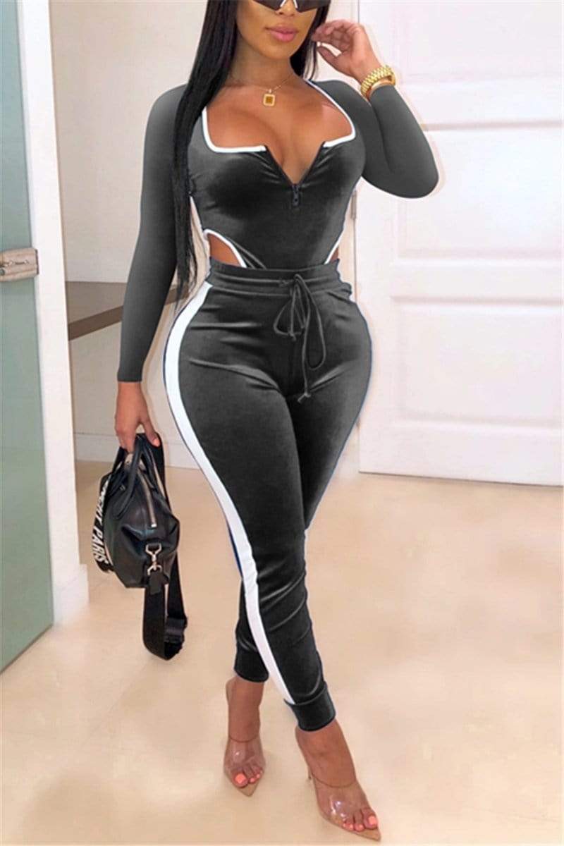 Women Sexy Fashion Sports Jumpsuit