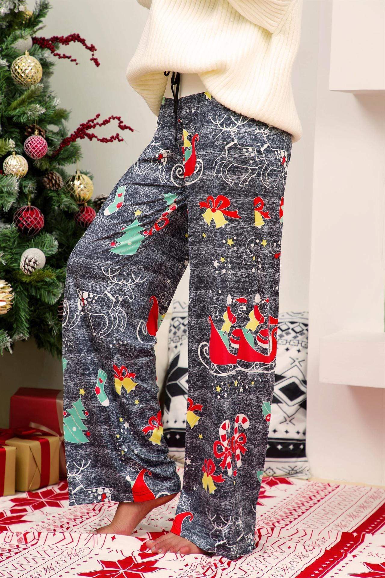 Christmas Casual print pants