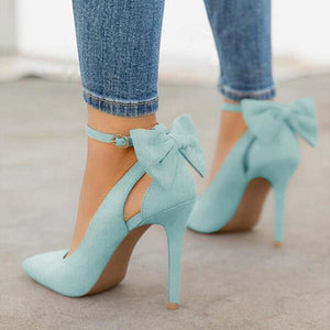 Women Cute Bowknot High Heels