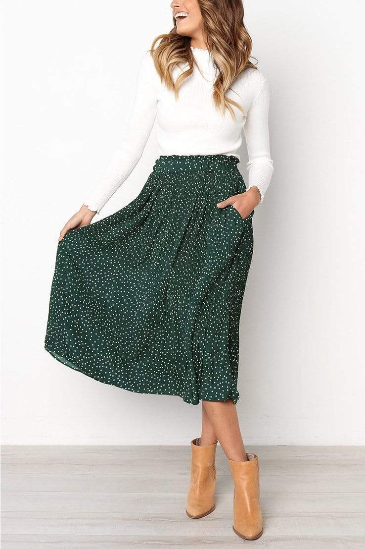 Fashion Wild Polka Dot Skirt