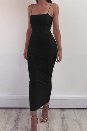 Fashion Sexy Sling Slim-Fit Dress