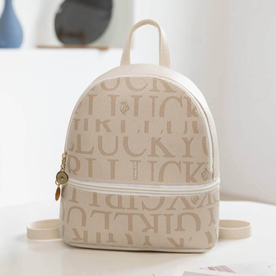 Fashion Casual Letter Print Backpack