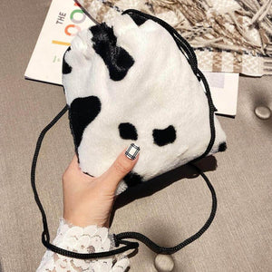 Fashion Casual Regular Print Crossbody Furry Bag