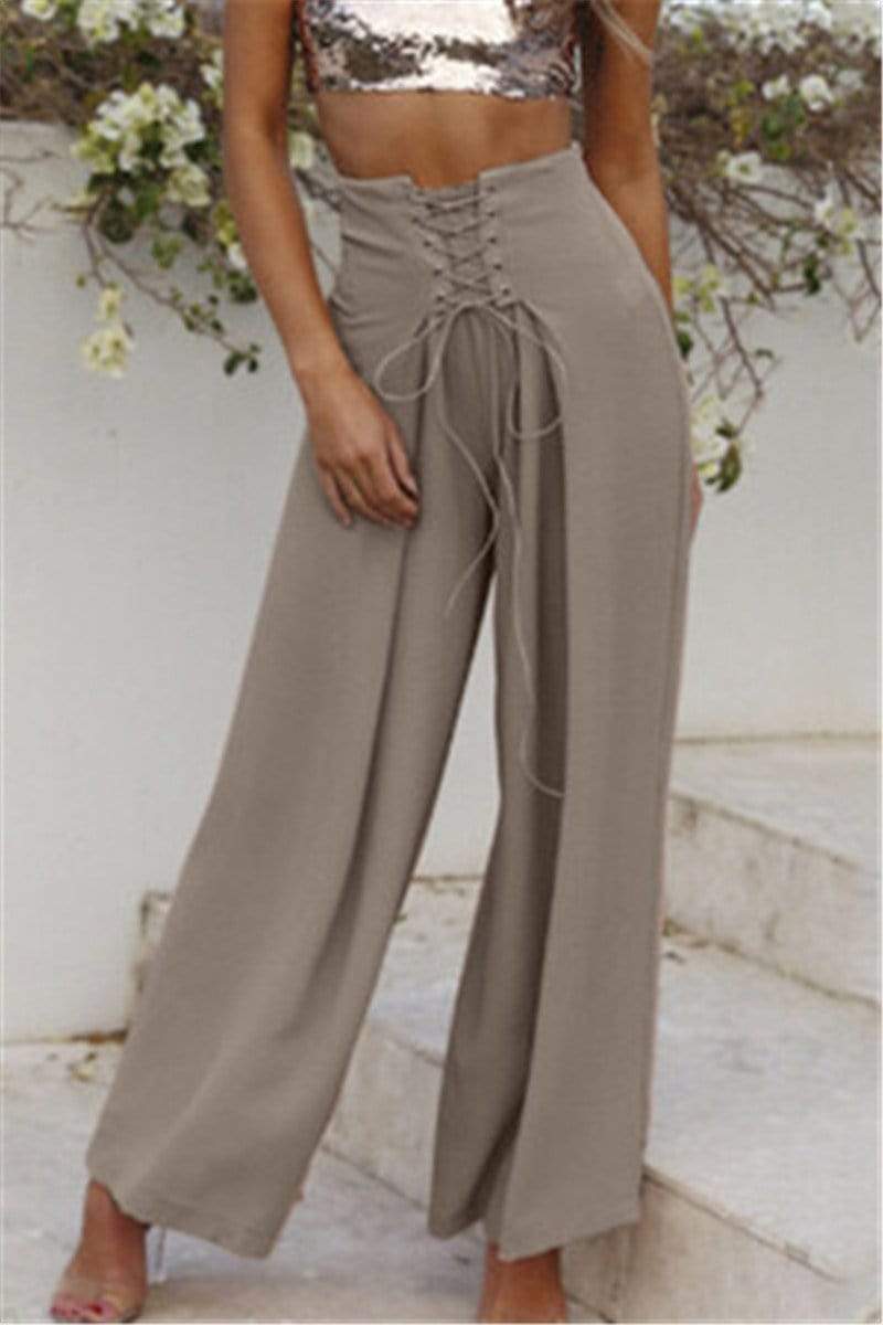 Fashion Casual Solid Color Trousers