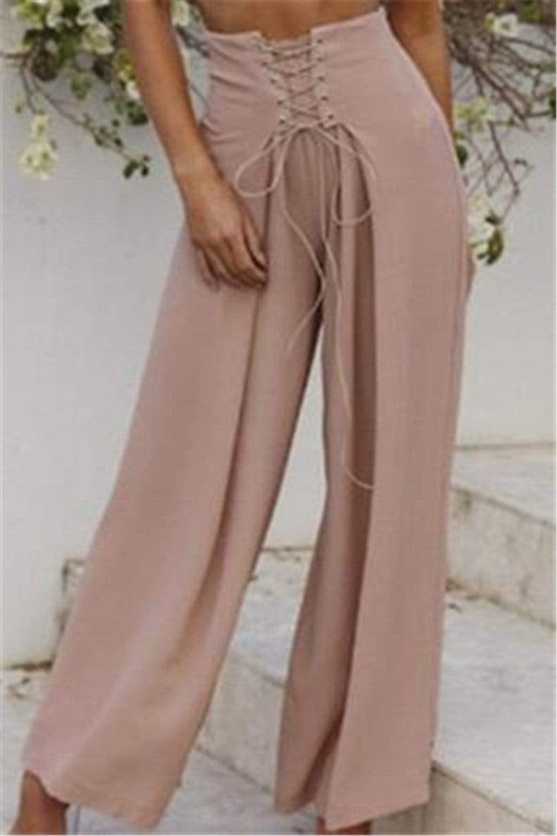 Fashion Casual Solid Color Trousers