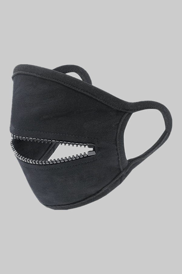 Fashion Casual Zipper Design Face Protection