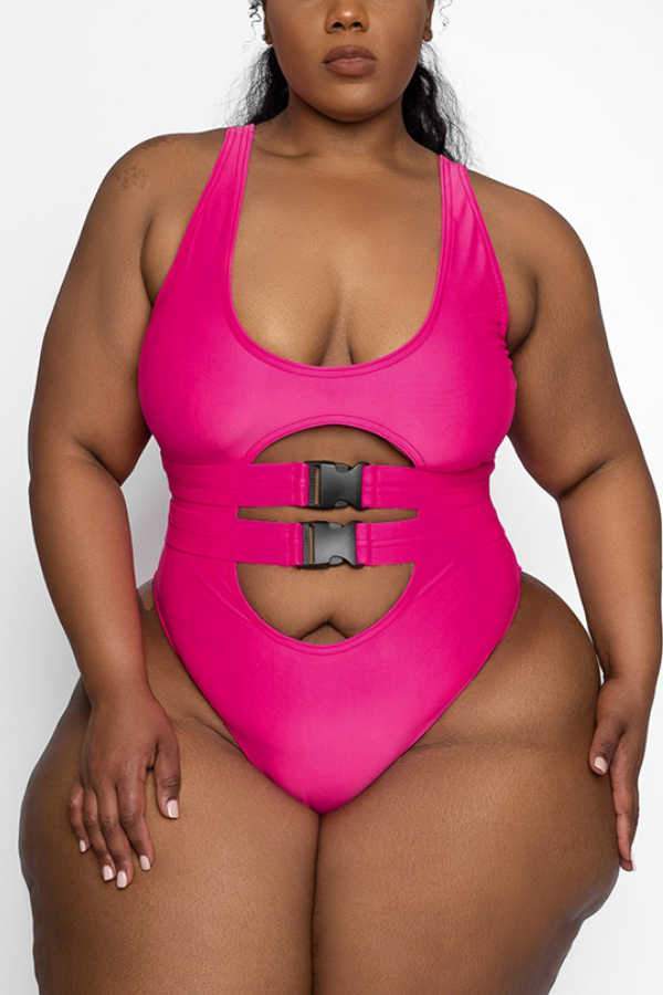 Fashion Sexy Belt Plus Size Swimwear