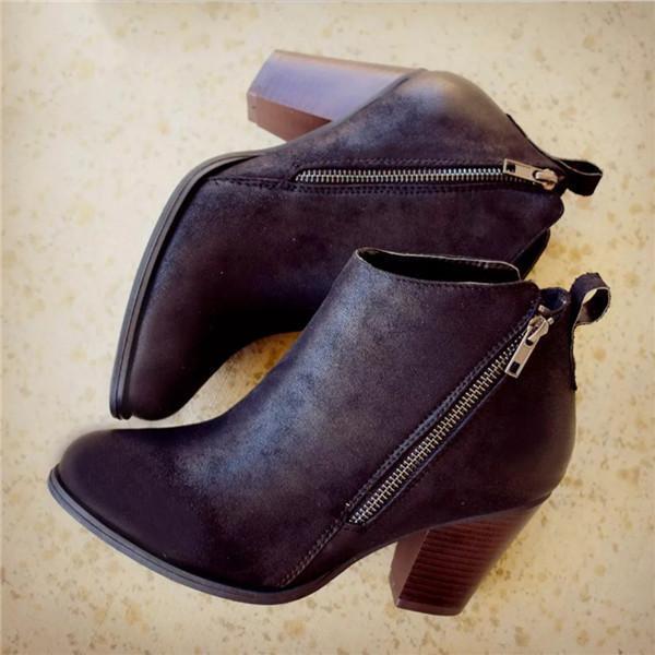 Daily Fashion Mid Heel Boots