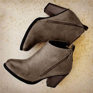 Daily Fashion Mid Heel Boots