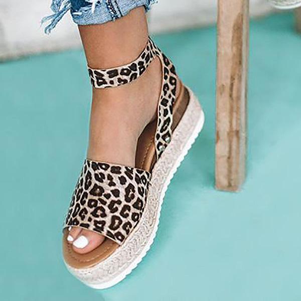 Espadrilles Ankle Strap Wedge Sandals