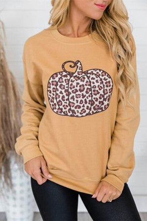 Leopard Pumpkin Long Sleeve