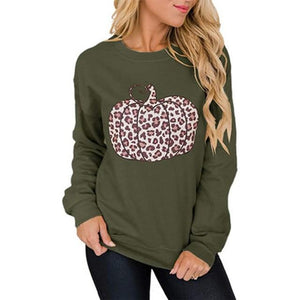 Leopard Pumpkin Long Sleeve