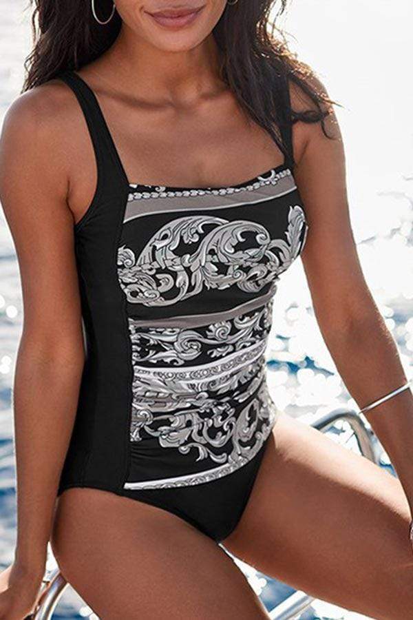 Sexy Print One-piece Swimwears